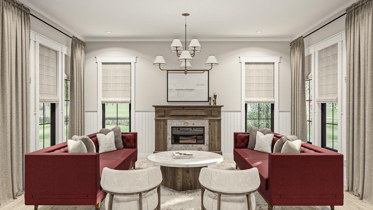 Plan 623290DJ: Classic Southern House Plan Under 2600 Square Feet with 3 Bedrooms - Image #9 - Colonial, Southern, Traditional
