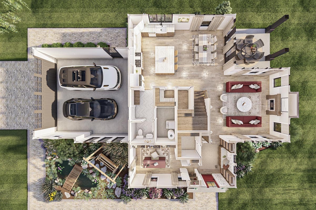 Plan 623290DJ: Classic Southern House Plan Under 2600 Square Feet with 3 Bedrooms - Image #22 - Colonial, Southern, Traditional