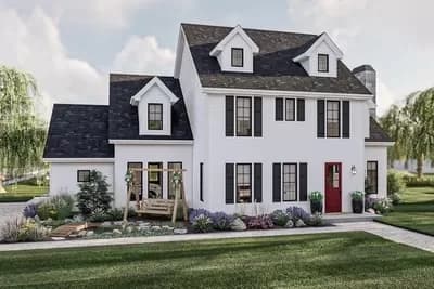 Classic Southern House Plan Under 2600 Square Feet with 3 Bedrooms