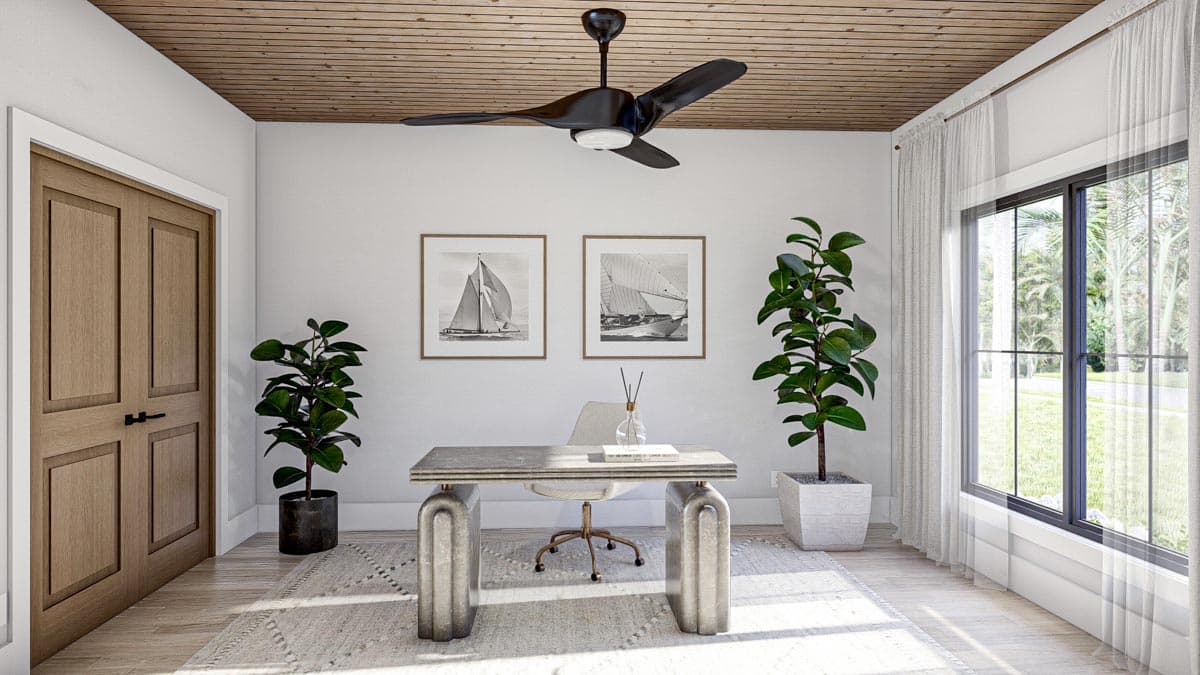 Plan 623291DJ: 1140 Square Foot 2 Bed Cottage with Outdoor Space In Back - Image #12 - Beach, Coastal, Cottage, Southern