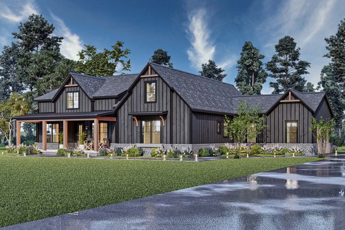 Plan 12322JL: Modern Farmhouse House Plan Under 2800 Sq Ft with In-Law Suite - Image #5 - Country, Farmhouse, Modern Farmhouse, New American, Southern