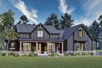 Modern Farmhouse House Plan Under 2800 Sq Ft with In-Law Suite