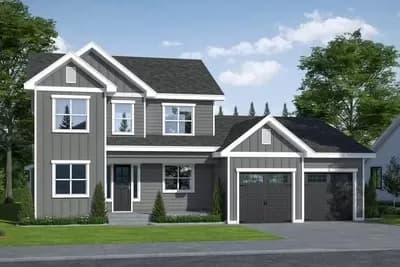 Open Concept 2-Story House Plan with Home Office - 2355 Sq Ft