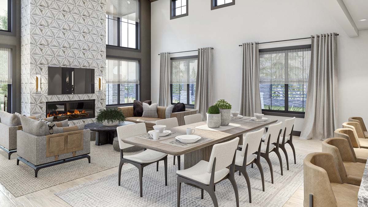 Plan 623295DJ: 3-Bedroom Modern Farmhouse Barndominium with Laundry on Both Floors - 3192 Sq Ft - Image #5 - Barndominium, Farmhouse, Modern Farmhouse, New American