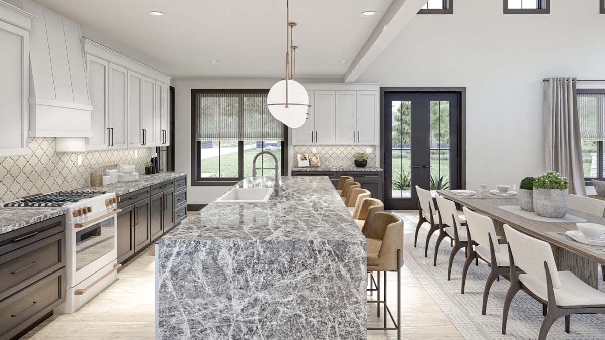 Plan 623295DJ: 3-Bedroom Modern Farmhouse Barndominium with Laundry on Both Floors - 3192 Sq Ft - Image #10 - Barndominium, Farmhouse, Modern Farmhouse, New American