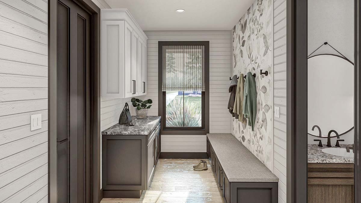 Plan 623295DJ: 3-Bedroom Modern Farmhouse Barndominium with Laundry on Both Floors - 3192 Sq Ft - Image #15 - Barndominium, Farmhouse, Modern Farmhouse, New American