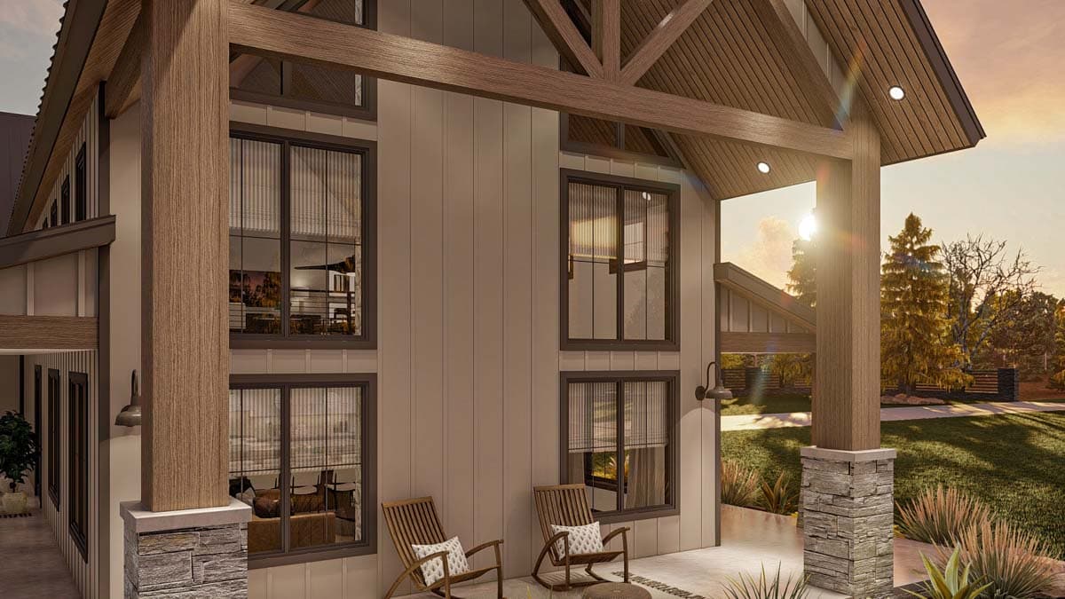 Plan 623295DJ: 3-Bedroom Modern Farmhouse Barndominium with Laundry on Both Floors - 3192 Sq Ft - Image #19 - Barndominium, Farmhouse, Modern Farmhouse, New American