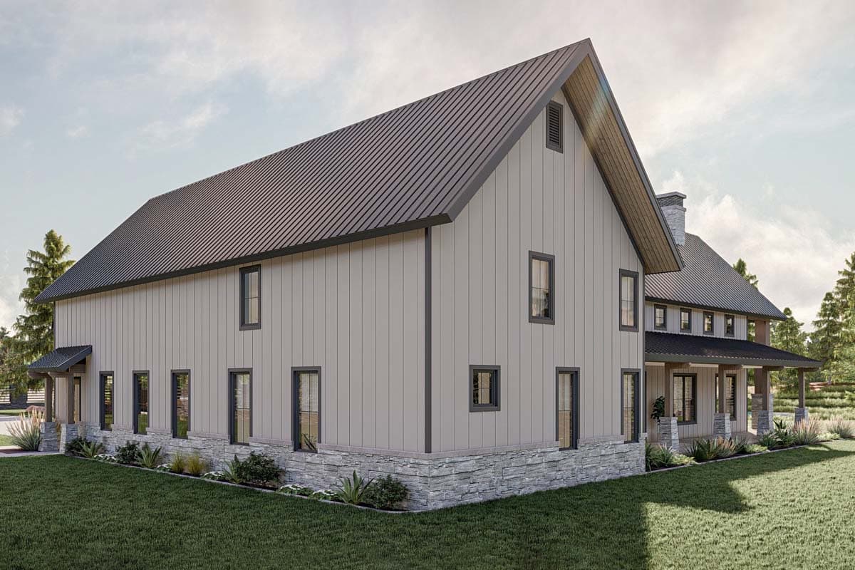 Plan 623295DJ: 3-Bedroom Modern Farmhouse Barndominium with Laundry on Both Floors - 3192 Sq Ft - Image #21 - Barndominium, Farmhouse, Modern Farmhouse, New American