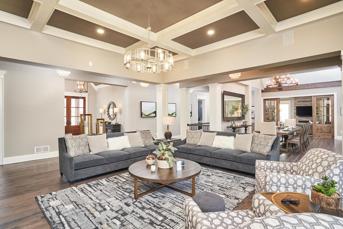 Plan 911032JVD: 4100 Square Foot New American House Plan with 4-Car Garage and Expansion Below - Image #12 - Craftsman, Modern Farmhouse, New American, Ranch, Traditional