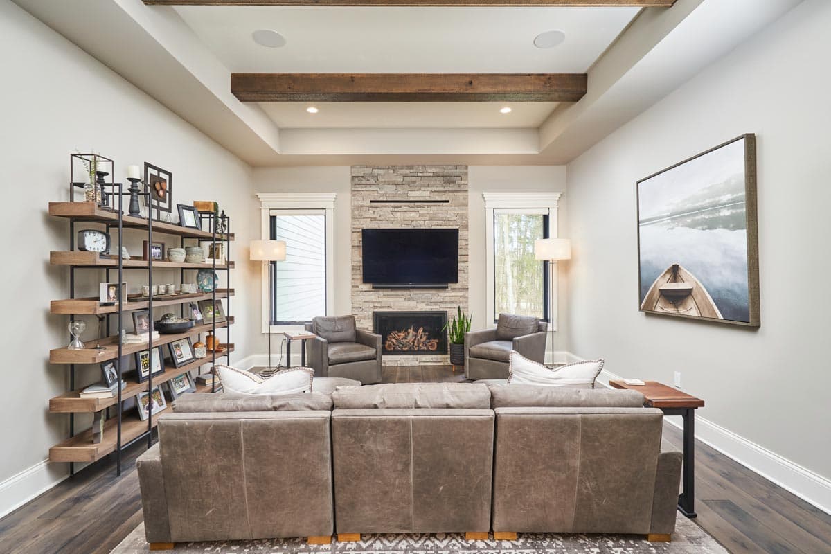 Plan 911032JVD: 4100 Square Foot New American House Plan with 4-Car Garage and Expansion Below - Image #19 - Craftsman, Modern Farmhouse, New American, Ranch, Traditional