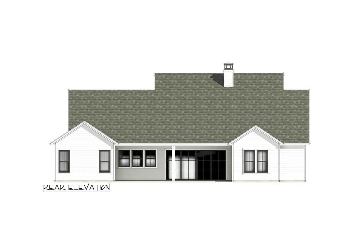 Plan 818083JSS: 2700 Square Foot Modern Farmhouse Plan with 4 Bedrooms - Image #4 - Country, Farmhouse, Modern Farmhouse, New American