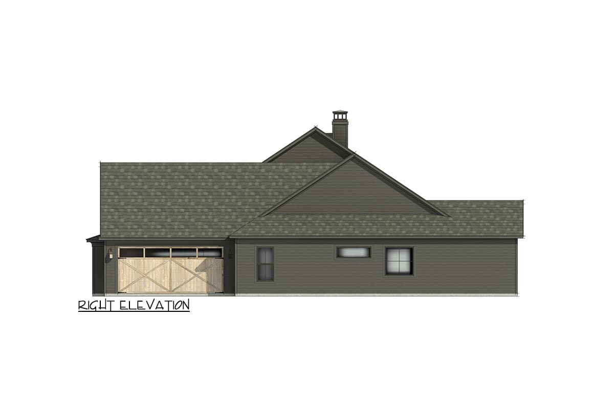 Plan 818084JSS: 2700 Square Foot New American House Plan with 4 Bedrooms - Image #5 - Country, Modern Farmhouse, New American