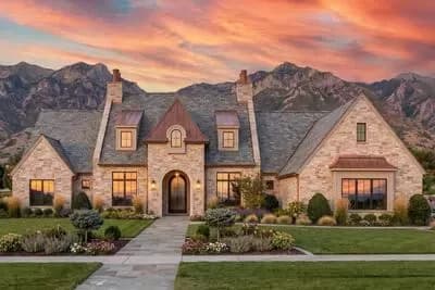 4001 Square Foot Transitional House Plan with Game and Flex Rooms