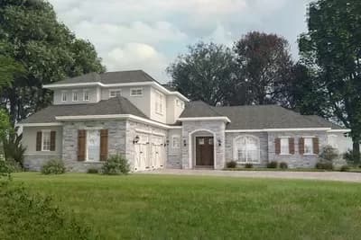 Transitional 4 Bed House Plan Under 3100 Square Feet