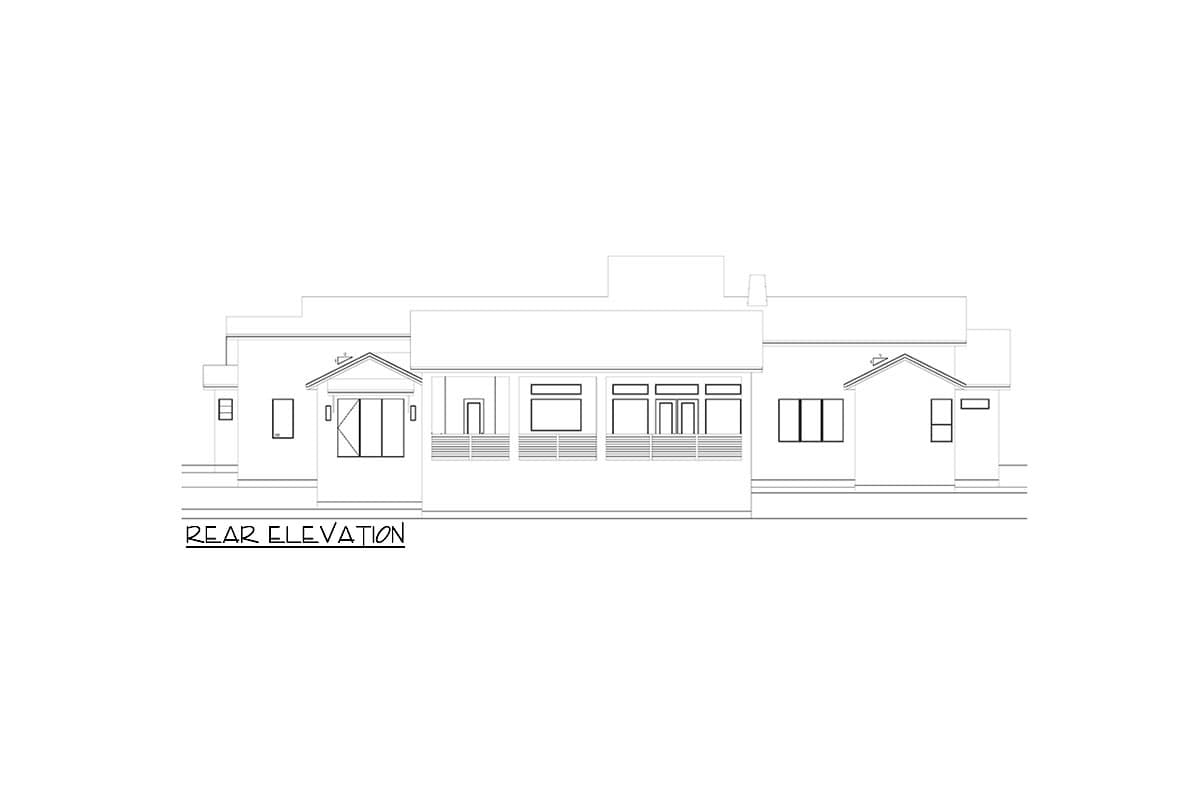 Plan 264021KMD: One-Story Transitional House Pan with Dog Run - 3628 Sq Ft - Image #7 - Southern, Transitional