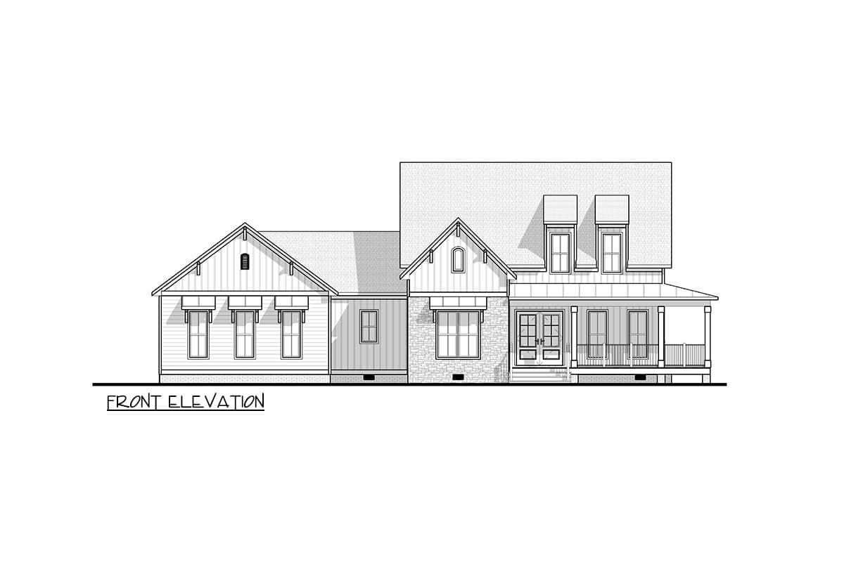 Plan 83656CRW: 4 Bed Modern Farmhouse Plan Under 3000 Square Feet with Home Office - Image #16 - Country, Farmhouse, Modern Farmhouse, New American