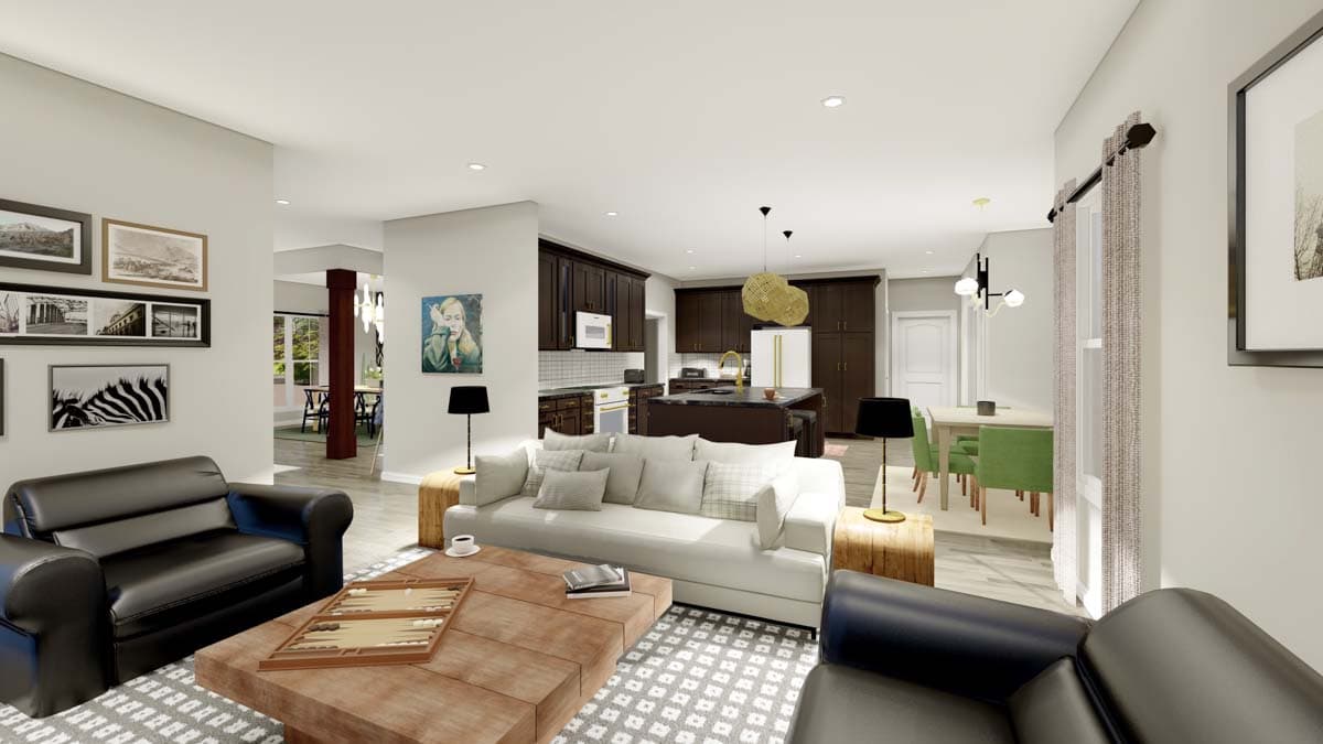 Plan 83656CRW: 4 Bed Modern Farmhouse Plan Under 3000 Square Feet with Home Office - Image #8 - Country, Farmhouse, Modern Farmhouse, New American