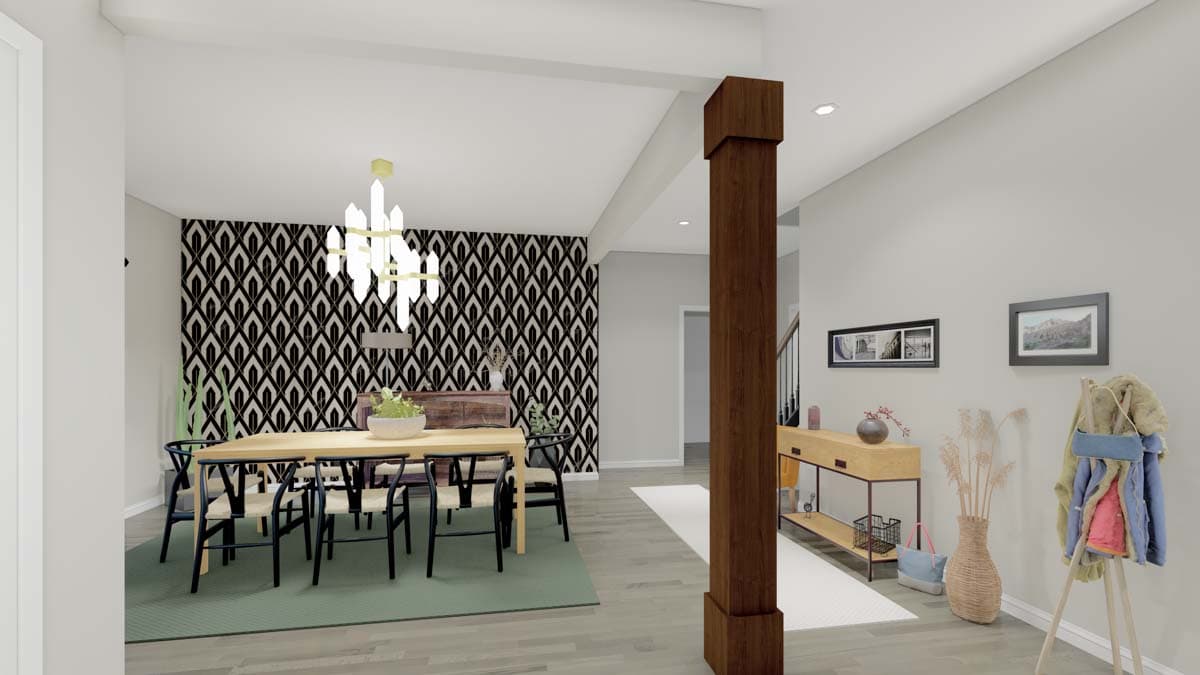Plan 83656CRW: 4 Bed Modern Farmhouse Plan Under 3000 Square Feet with Home Office - Image #9 - Country, Farmhouse, Modern Farmhouse, New American