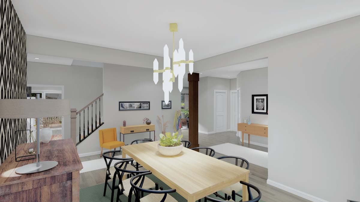 Plan 83656CRW: 4 Bed Modern Farmhouse Plan Under 3000 Square Feet with Home Office - Image #10 - Country, Farmhouse, Modern Farmhouse, New American