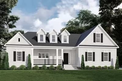 Country Home Plan Under 1700 Square Feet with 3 Beds and Bonus Room