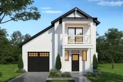 Two-Story ADU with Master Suite with Balcony - 793 Sq Ft