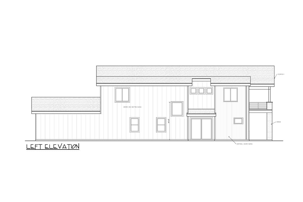 Plan 246010DLR: Narrow Urban House Plan with Upstairs Office and Game Room - 2831 Sq Ft - Image #10 - Craftsman, Mountain, New American