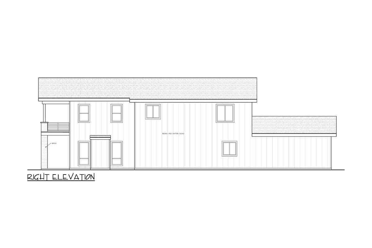 Plan 246010DLR: Narrow Urban House Plan with Upstairs Office and Game Room - 2831 Sq Ft - Image #12 - Craftsman, Mountain, New American