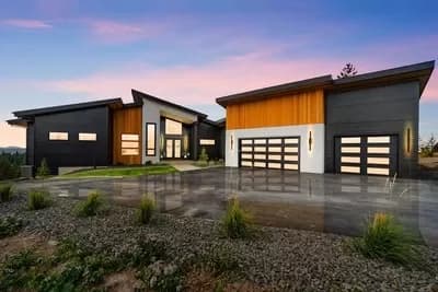 4-Bed Modern Home Plan for the Rear Sloping Lot - 3967 Sq Ft