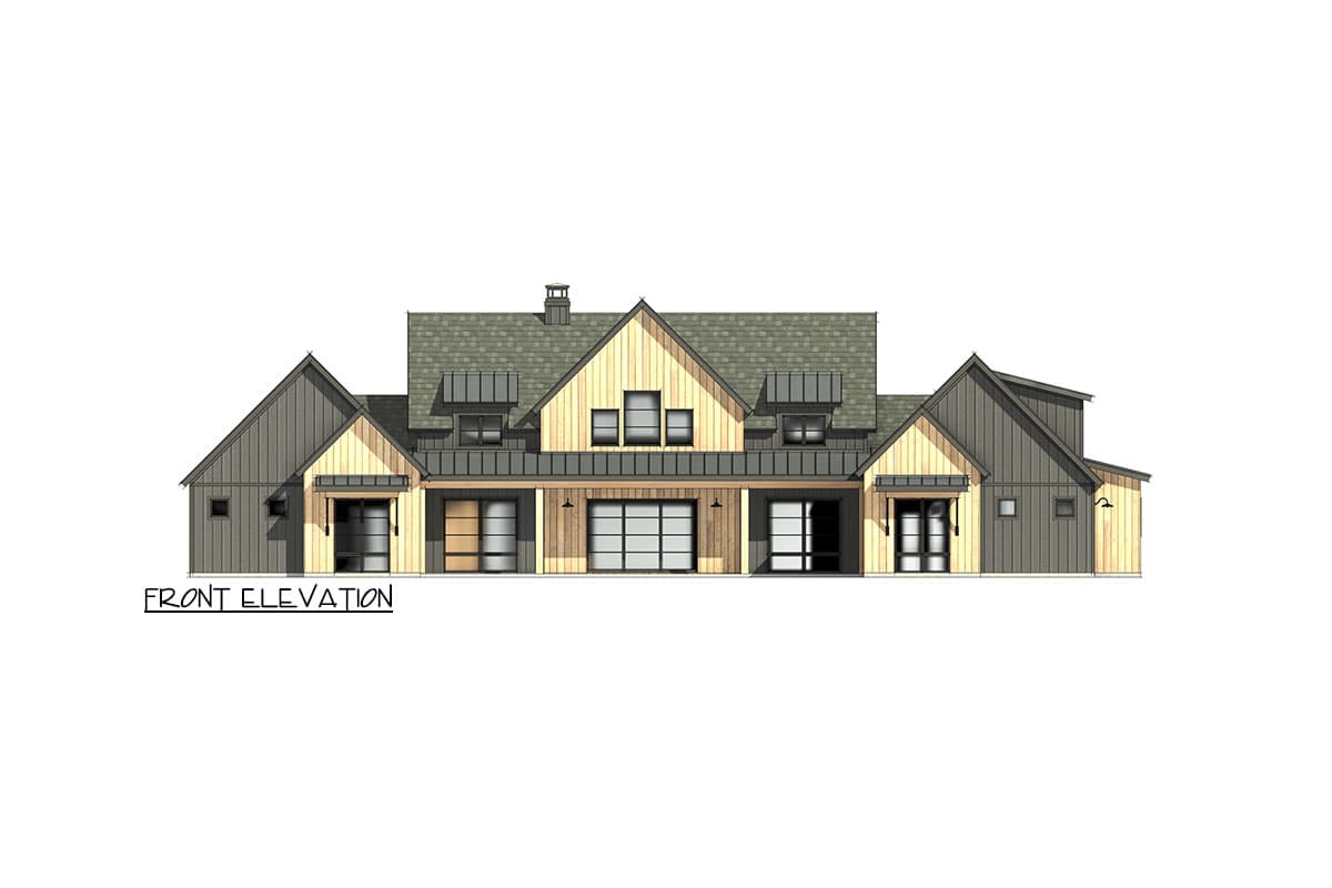 Plan 818087JSS: 4-Bed Modern Farmhouse Plan with Bonus Room - 3718 Square Feet - Image #10 - Country, Craftsman, Modern Farmhouse, New American