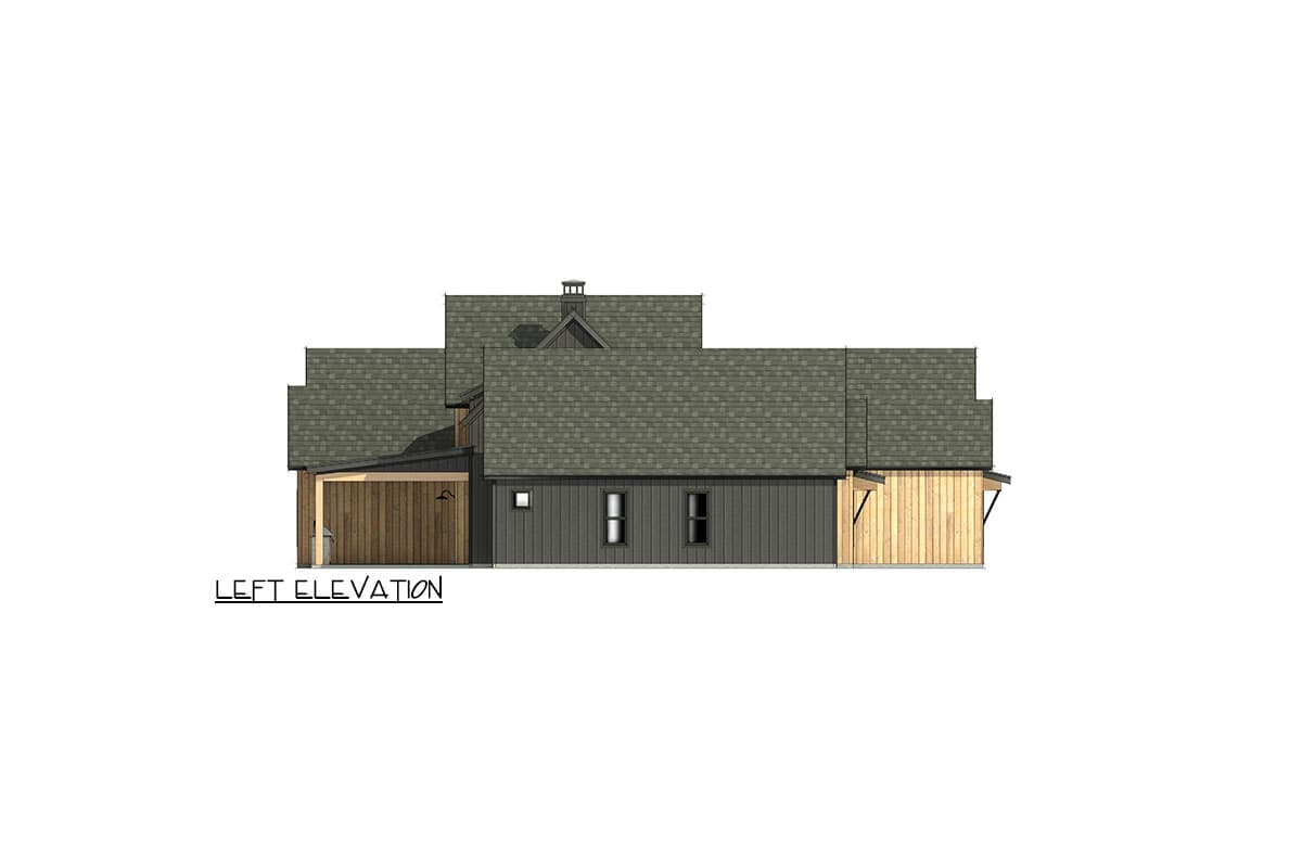 Plan 818087JSS: 4-Bed Modern Farmhouse Plan with Bonus Room - 3718 Square Feet - Image #11 - Country, Craftsman, Modern Farmhouse, New American