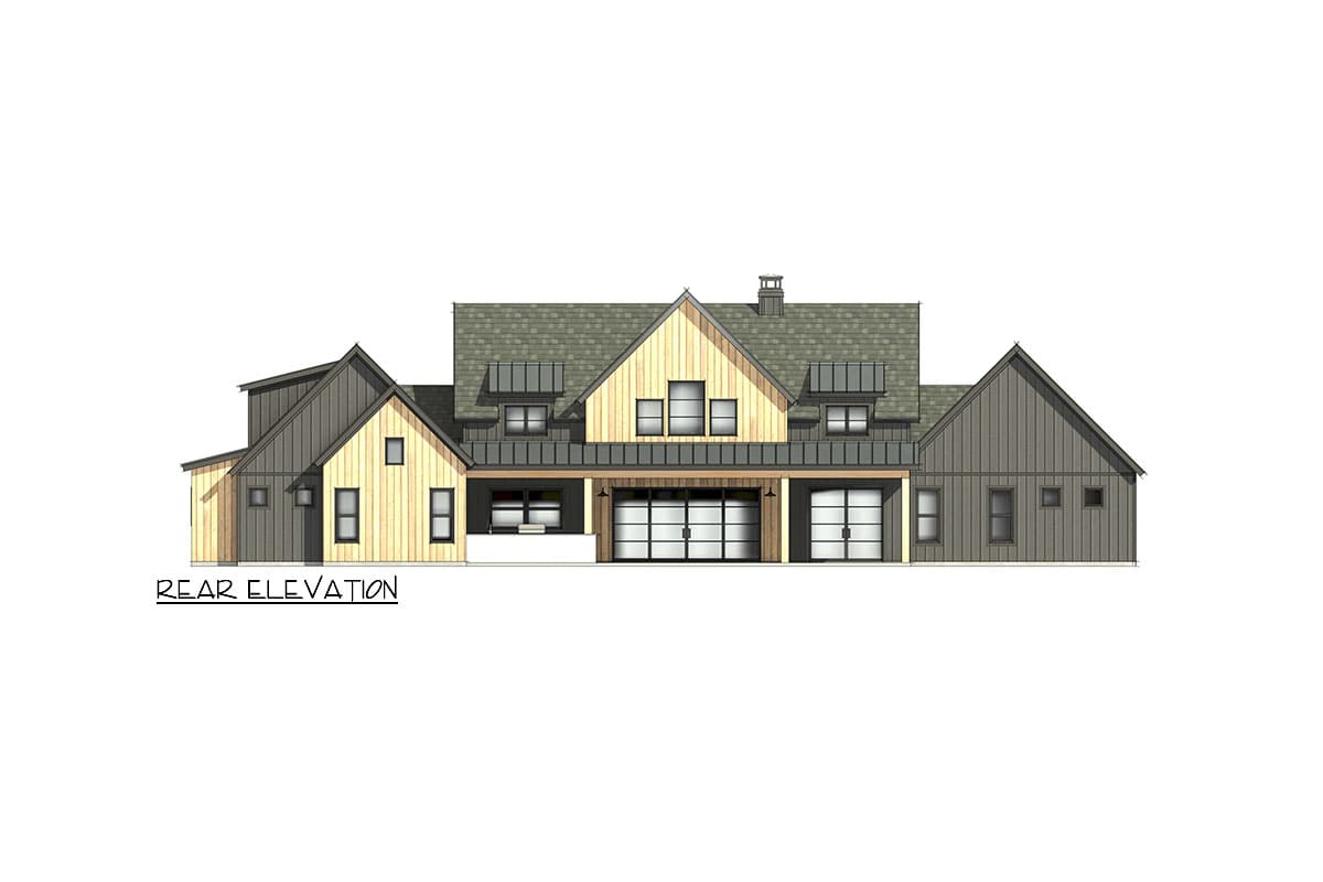 Plan 818087JSS: 4-Bed Modern Farmhouse Plan with Bonus Room - 3718 Square Feet - Image #12 - Country, Craftsman, Modern Farmhouse, New American