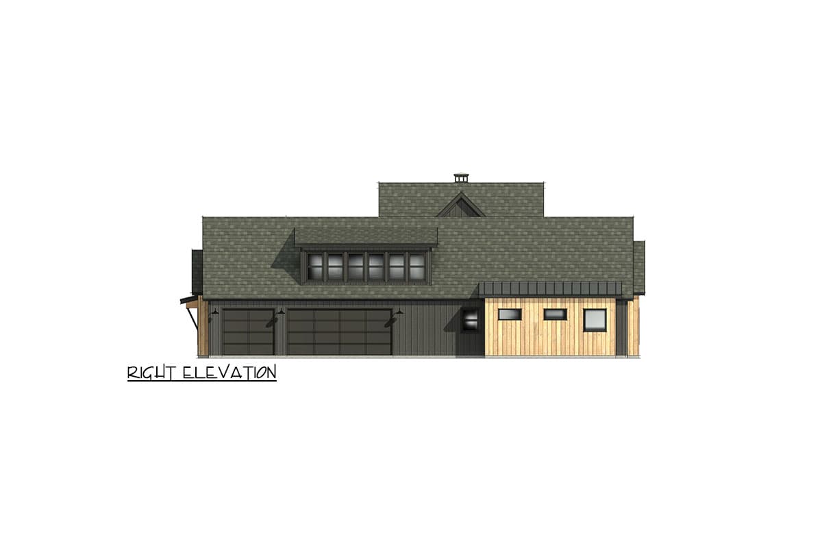 Plan 818087JSS: 4-Bed Modern Farmhouse Plan with Bonus Room - 3718 Square Feet - Image #13 - Country, Craftsman, Modern Farmhouse, New American