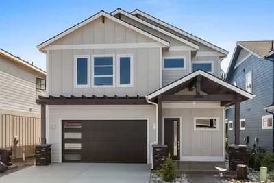 Narrow Lot 2-Story House Plan with Upstairs Master Balcony - 2274 Sq Ft