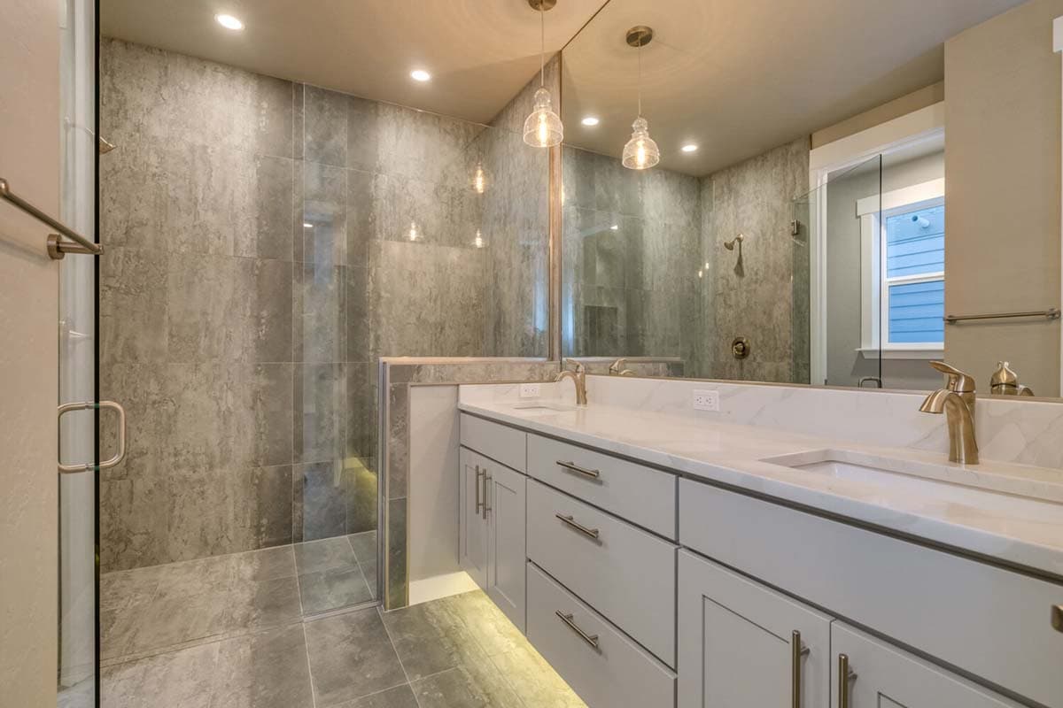 Plan 246015DLR: Narrow Lot 2-Story House Plan with Side Entrance - 1727 Sq Ft - Image #12 - Craftsman, Mountain, New American, Rustic