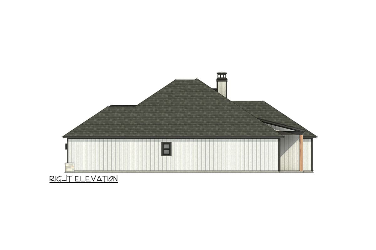 Plan 818090JSS: One-Story Transitional House Plan with Open Concept Layout - 2016 Sq Ft - Image #6 - New American, Ranch, Transitional