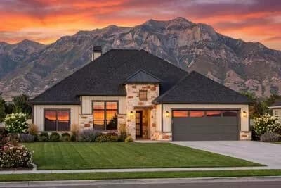 One-Story Transitional House Plan with Open Concept Layout - 2016 Sq Ft