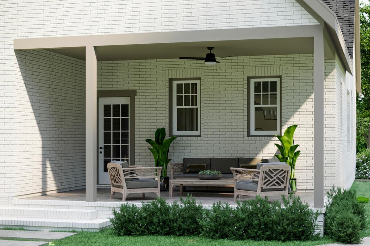 Plan 50225PH: Modern 5 Bed Cottage with Upstairs Shared Loft - 2930 Sq Ft - Image #4 - Cottage, European, French Country, Traditional, Tudor