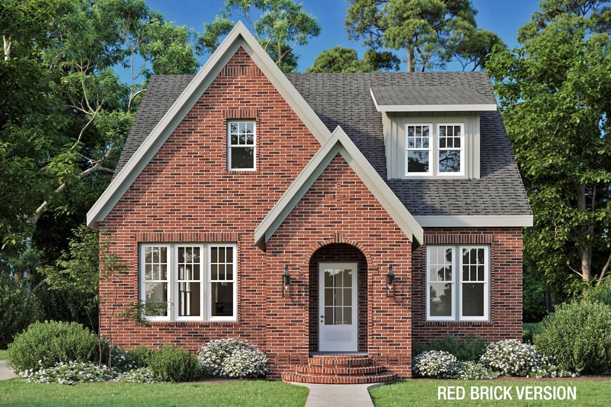 Plan 50225PH: Modern 5 Bed Cottage with Upstairs Shared Loft - 2930 Sq Ft - Image #5 - Cottage, European, French Country, Traditional, Tudor