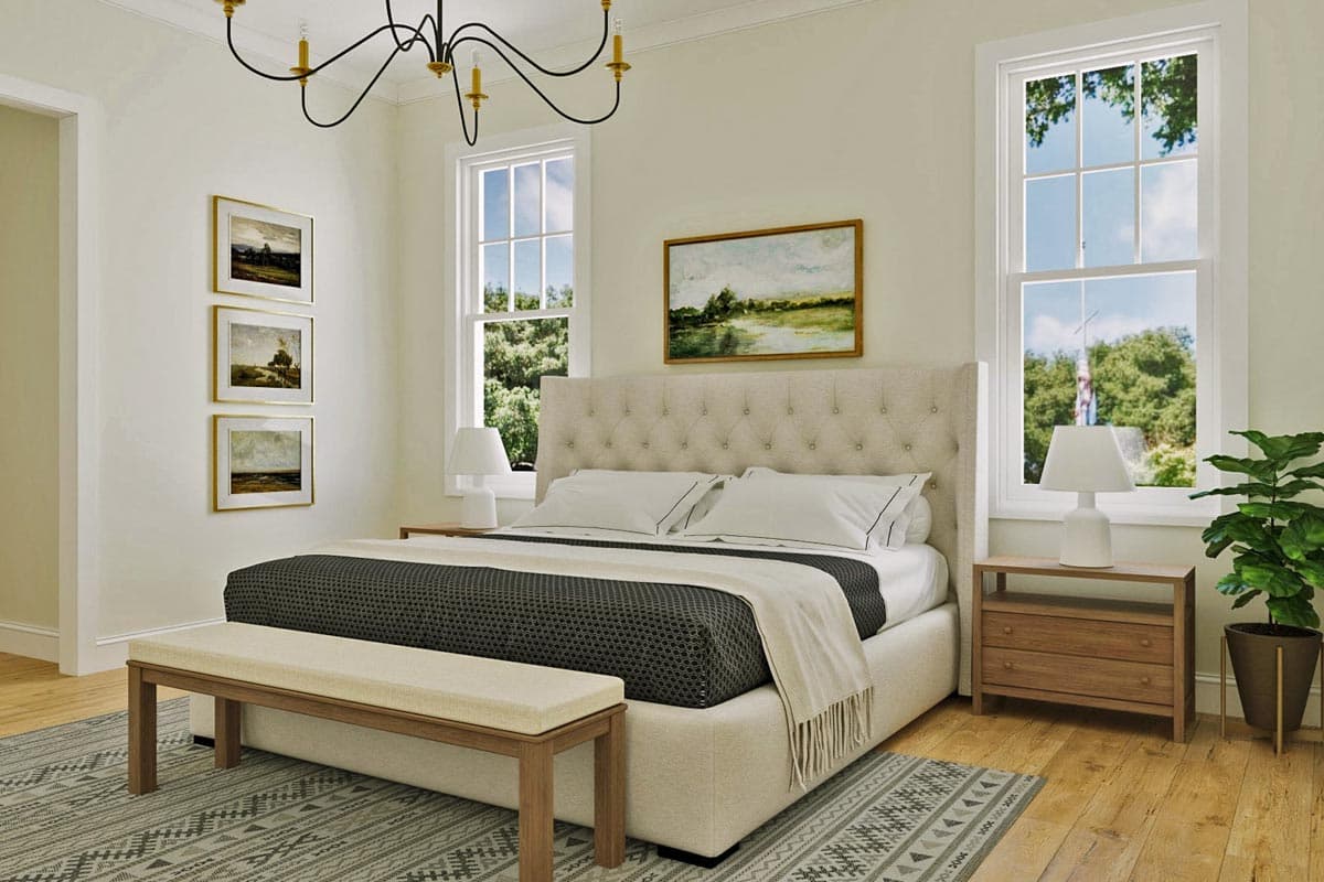 Plan 50225PH: Modern 5 Bed Cottage with Upstairs Shared Loft - 2930 Sq Ft - Image #12 - Cottage, European, French Country, Traditional, Tudor