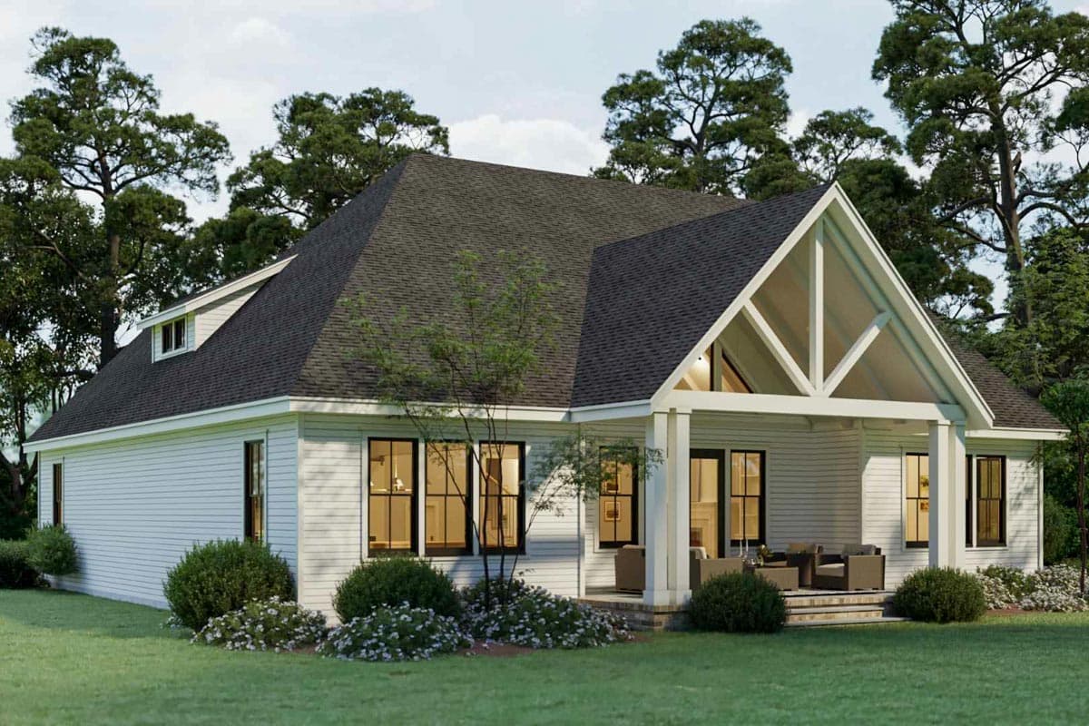 Plan 50228PH: 5-Bed Modern Farmhouse Plan with Bonus Above Garage - 2815 Sq Ft - Image #4 - Country, Farmhouse, Modern Farmhouse, New American, Traditional