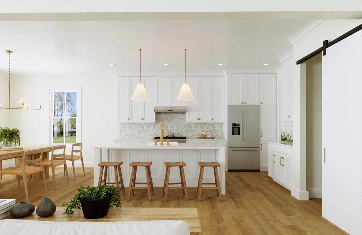 Plan 50228PH: 5-Bed Modern Farmhouse Plan with Bonus Above Garage - 2815 Sq Ft - Image #7 - Country, Farmhouse, Modern Farmhouse, New American, Traditional