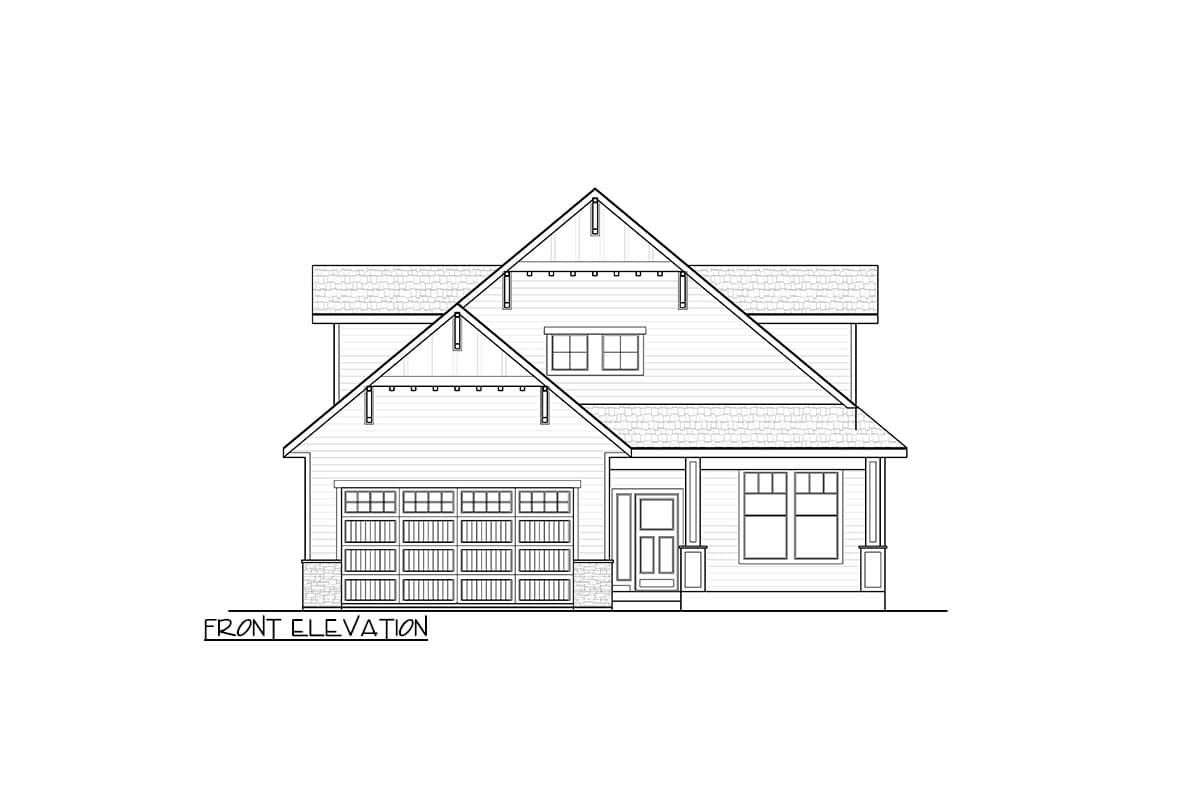 Plan 246017DLR: Open Concept 4-Bed House Plan for a Narrow Lot - 2156 Sq Ft - Image #26 - Country, Traditional