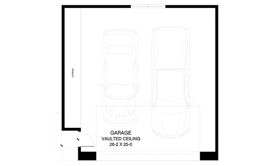 Plan 311043RMZ: 2-Story Modern Home Plan with 4 Bedrooms and 2-Story Living Room - 5858 Sq Ft - Floor Plan - Detached Garage - Contemporary, Modern