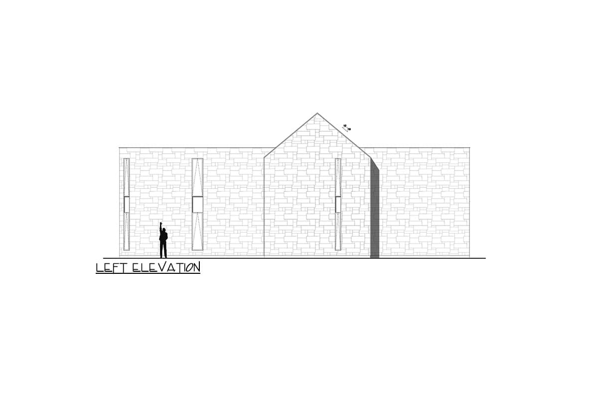 Plan 311043RMZ: 2-Story Modern Home Plan with 4 Bedrooms and 2-Story Living Room - 5858 Sq Ft - Image #8 - Contemporary, Modern