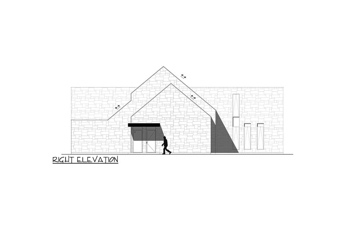 Plan 311043RMZ: 2-Story Modern Home Plan with 4 Bedrooms and 2-Story Living Room - 5858 Sq Ft - Image #10 - Contemporary, Modern