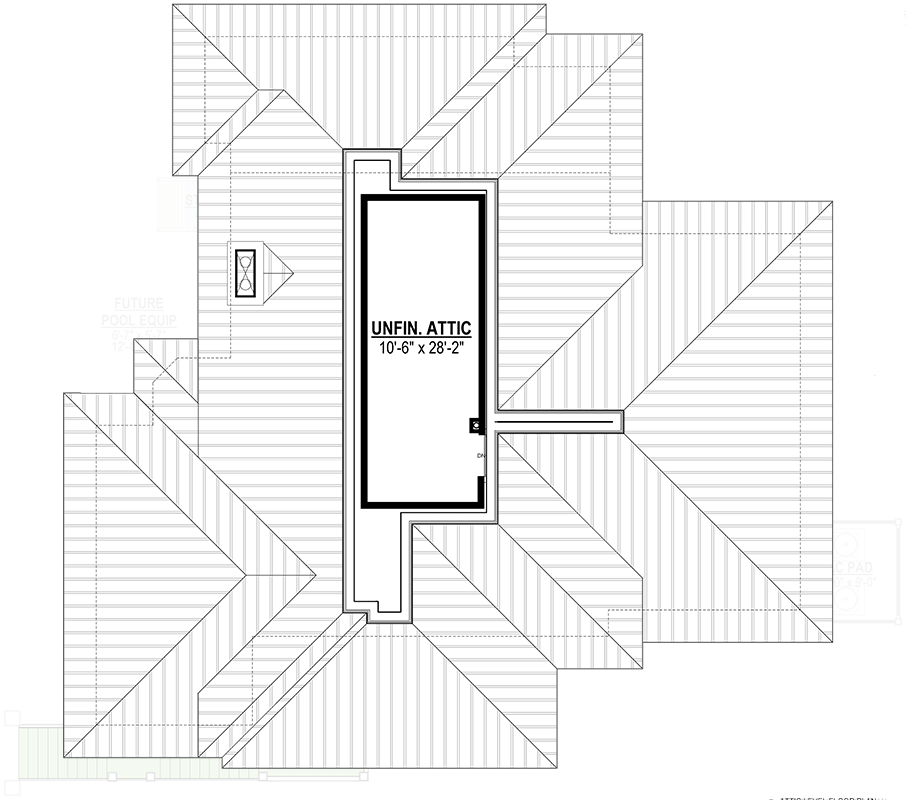 Plan 871033JEN: Coastal Contemporary House Plan with Two Flex Rooms - 4306 Sq Ft - Floor Plan - 3rd Floor - Beach, Coastal, Coastal Contemporary, Vacation