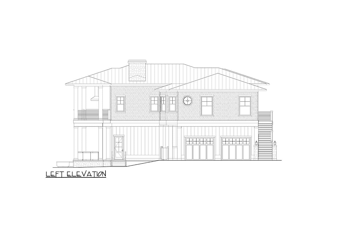 Plan 871033JEN: Coastal Contemporary House Plan with Two Flex Rooms - 4306 Sq Ft - Image #13 - Beach, Coastal, Coastal Contemporary, Vacation