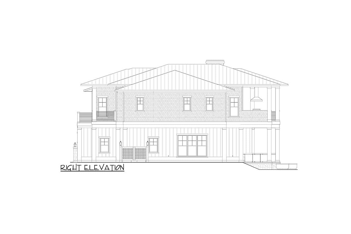 Plan 871033JEN: Coastal Contemporary House Plan with Two Flex Rooms - 4306 Sq Ft - Image #15 - Beach, Coastal, Coastal Contemporary, Vacation