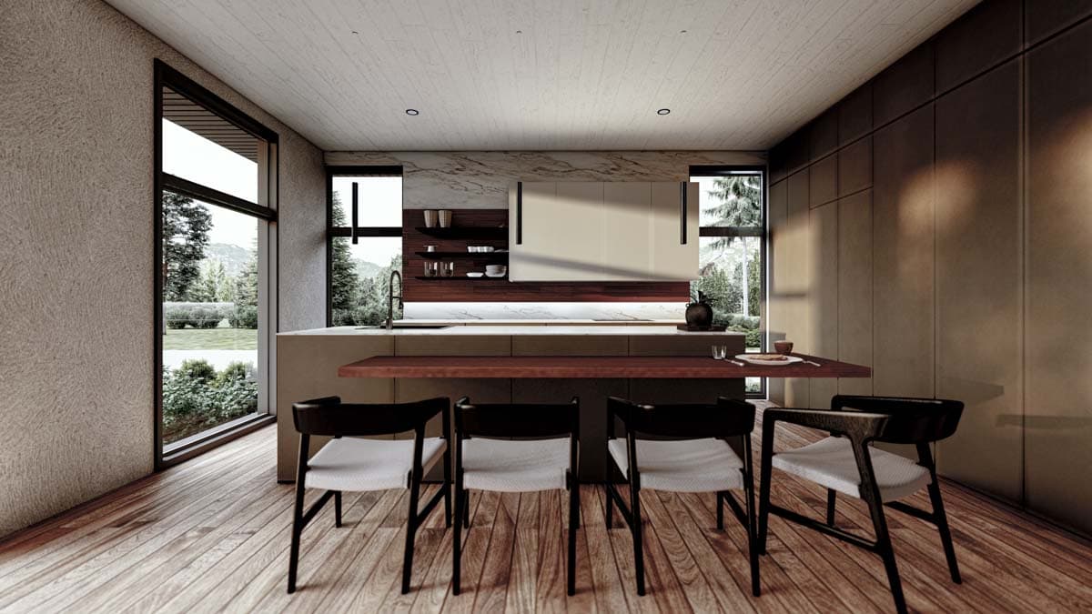 Plan 311045RMZ: Mid-Century Modern House Plan with Two-Story Play Room - 5029 Sq Ft - Image #8 - Mid Century Modern, Modern, New American