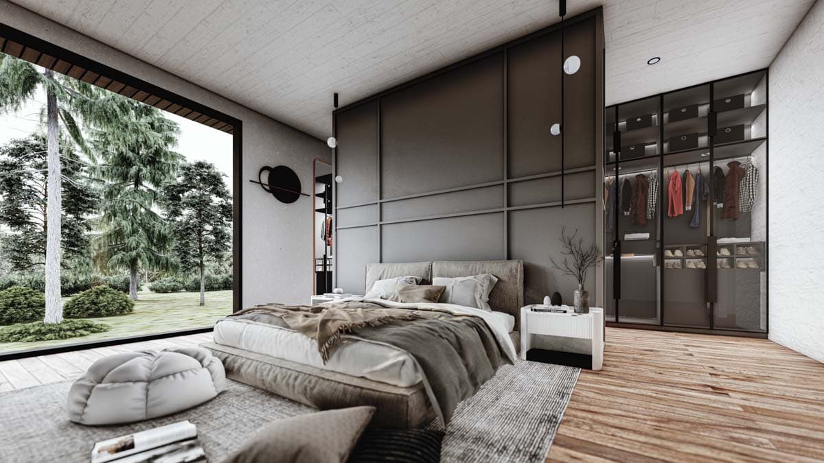 Plan 311045RMZ: Mid-Century Modern House Plan with Two-Story Play Room - 5029 Sq Ft - Image #9 - Mid Century Modern, Modern, New American